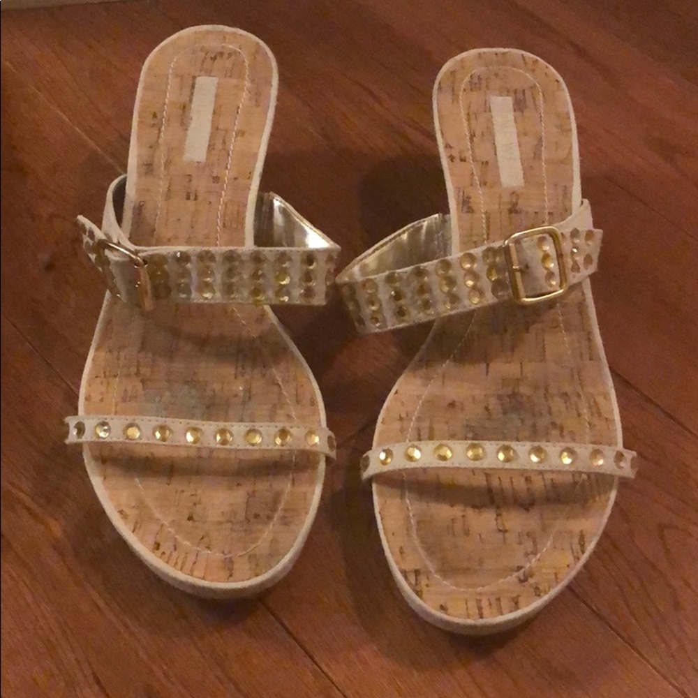 Nine West rhinestone sandals